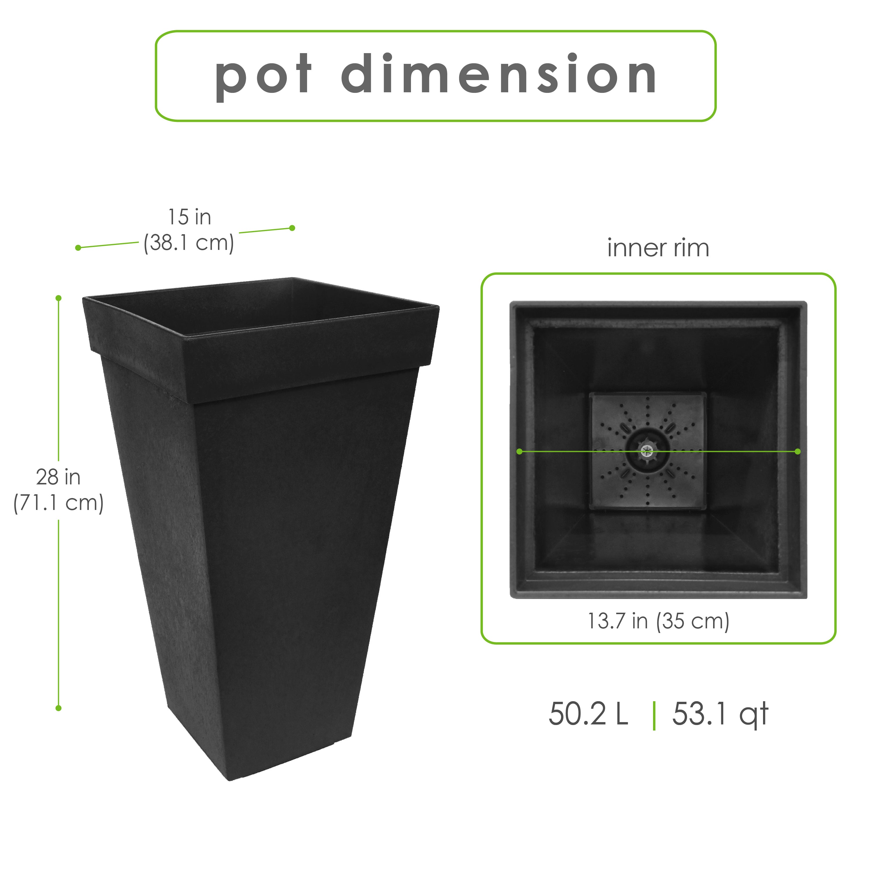 28" Symphony Planter