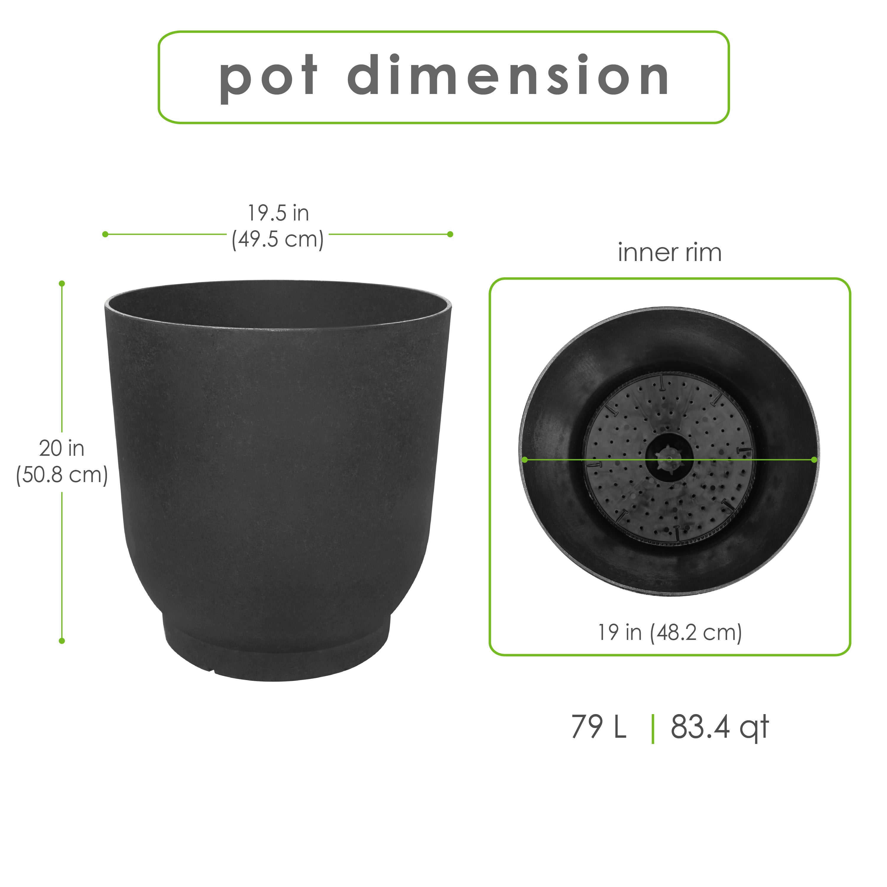 20" Florencia Planter