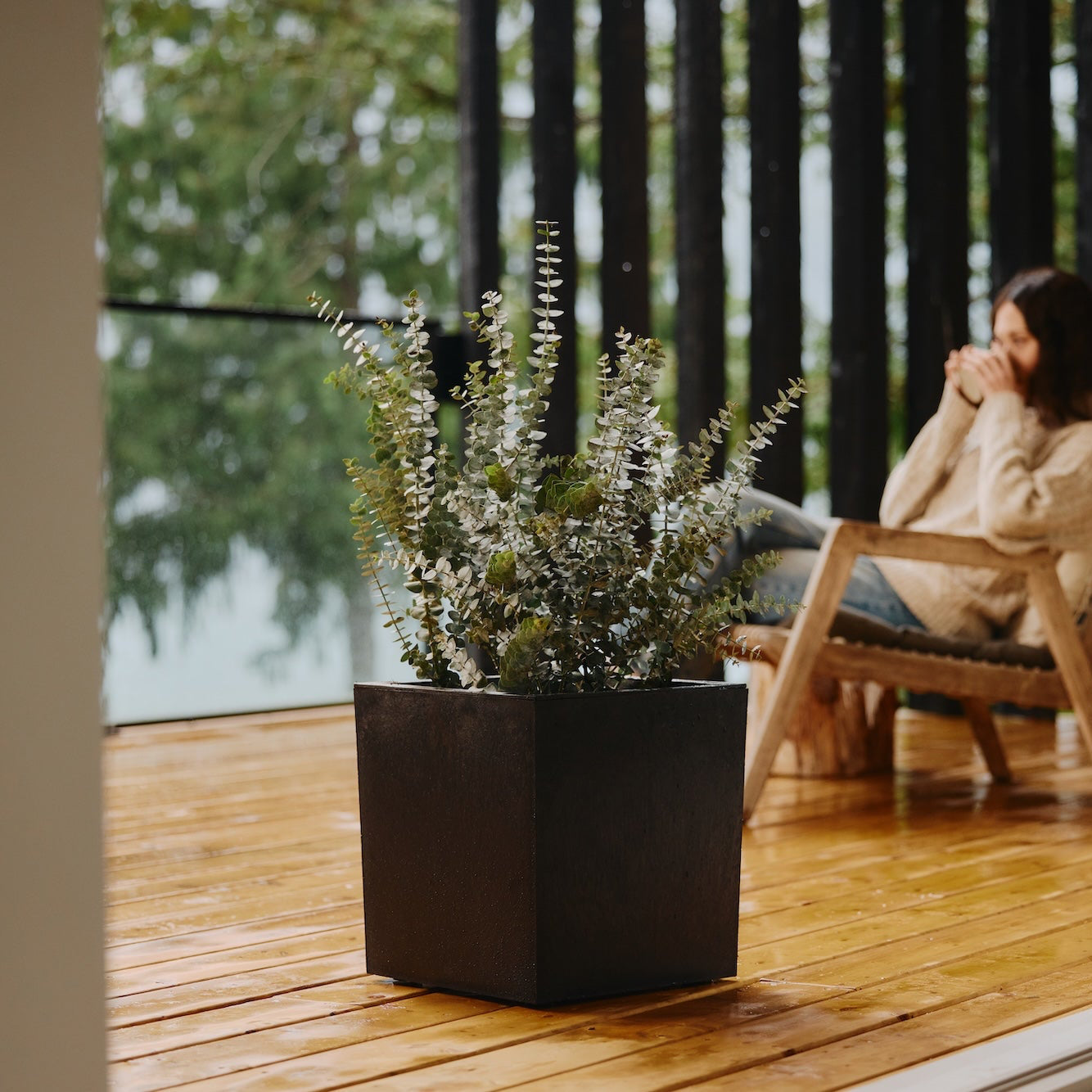 13" Citadel Cube Planter